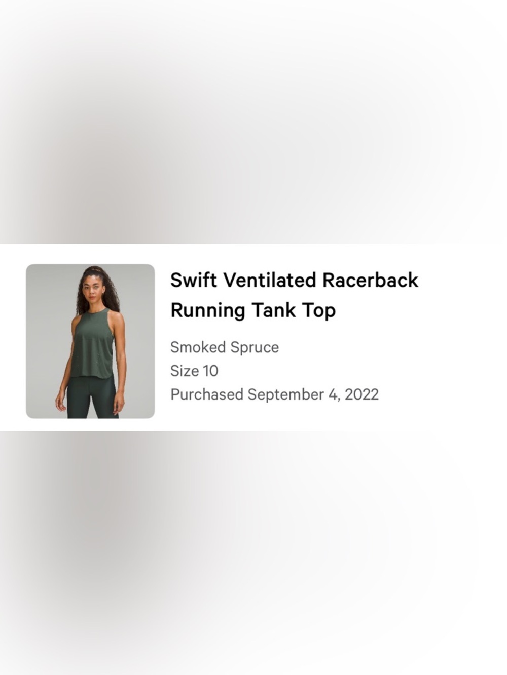 Swift Ventilated Racerback Running Tank Top - Picture 4 of 4